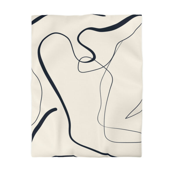 Modern Microfiber Duvet Cover - Image 4
