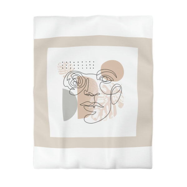 Modern Microfiber Duvet Cover - Image 4