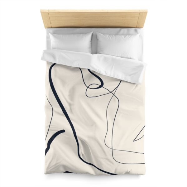 Modern Microfiber Duvet Cover - Image 5